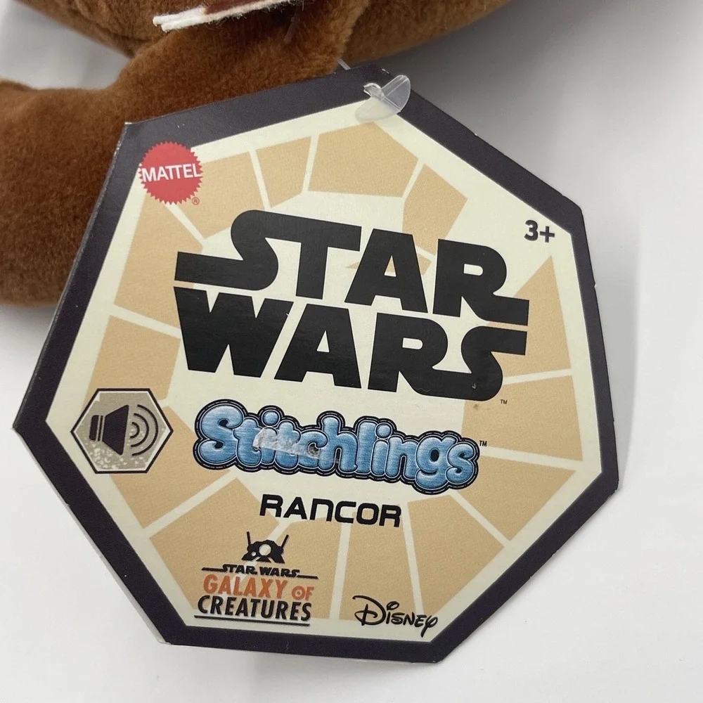 Disney Star Wars Galaxy of Creatures Stitchlings Rancor Plush‎ Makes Sound #016